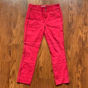 Anthropologie // Work Pants // Pink // 0